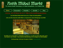 Tablet Screenshot of antikmoebel-markt.ch